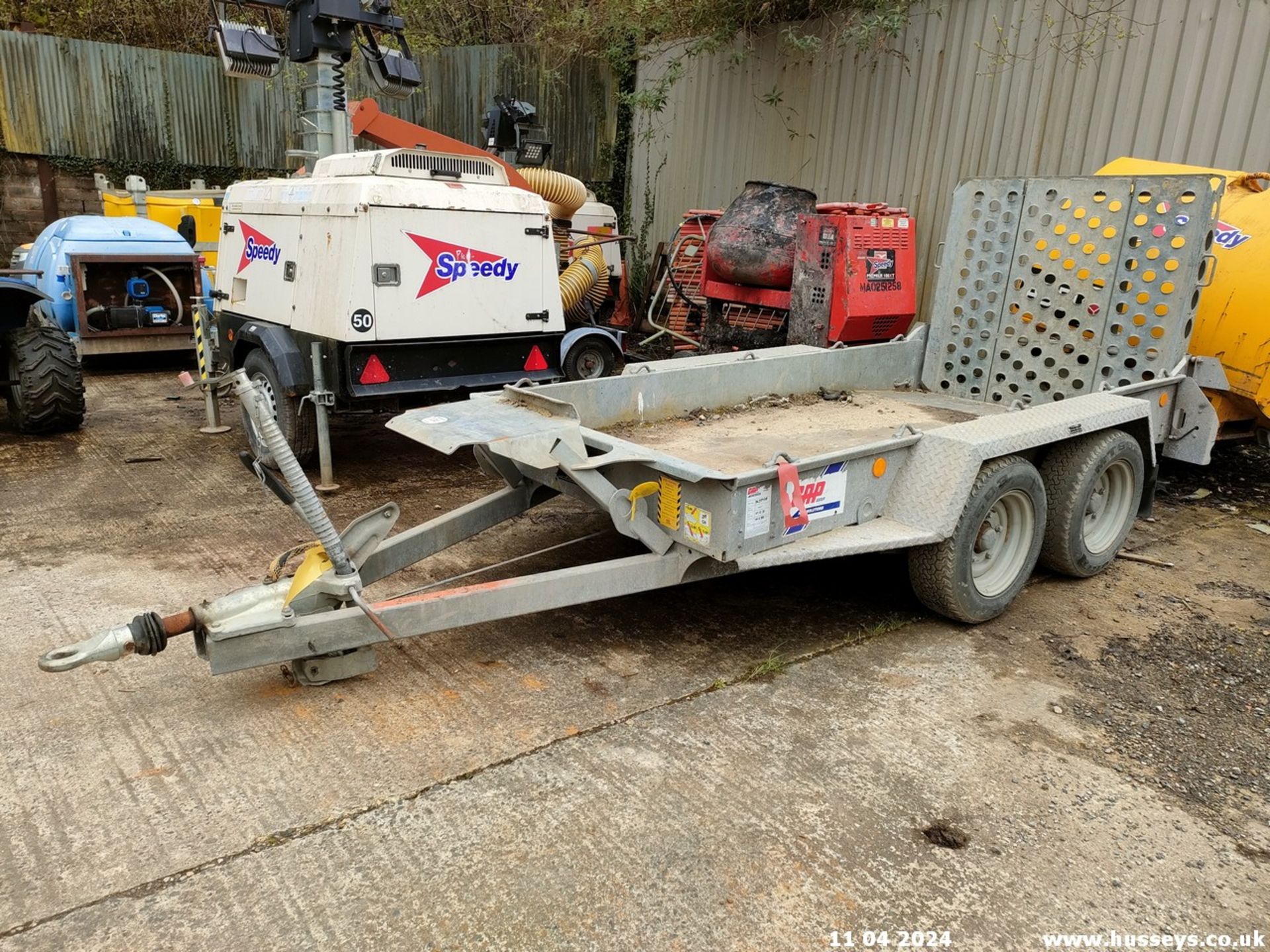 IFOR WILLIAMS 2.7 TON PLANT TRAILER 3435938 - Image 3 of 6
