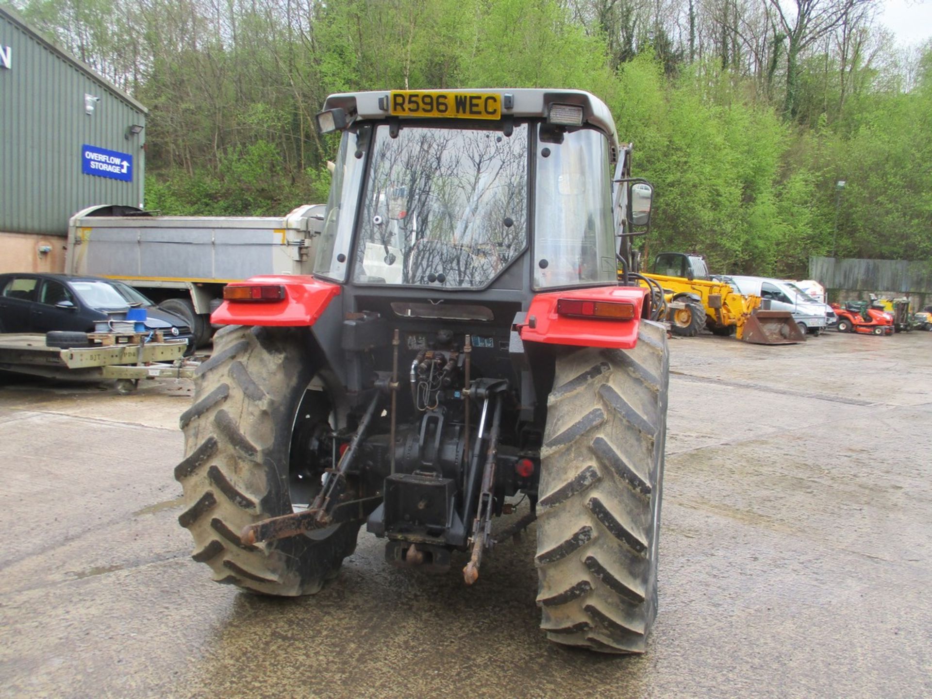 MASSEY FERGUSON 4245 4WD TRACTOR R596 WEC C.W MCCONNEL LOADER SHOWING 4945HRS - Image 7 of 9