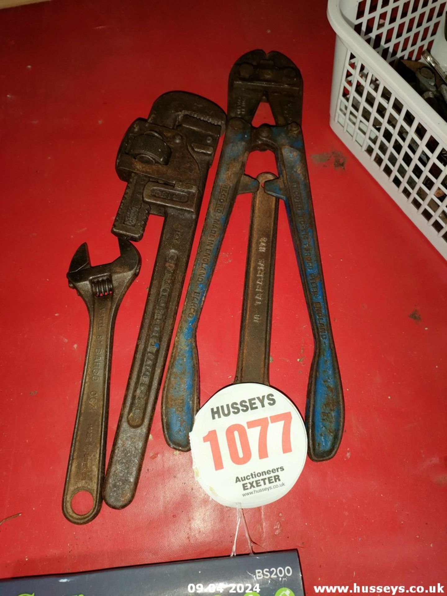 BOLT CROPPERS, SPANNER & WRENCH