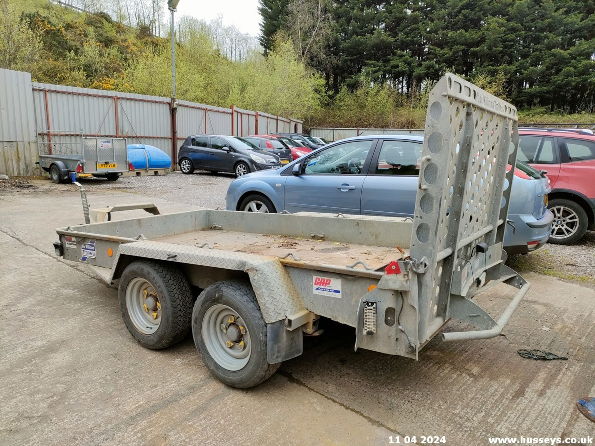 IFOR WILLIAMS 3.5 TON PLANT TRAILER (BACK AXLE NEEDS ATTENTION) 3466500 - Image 2 of 6
