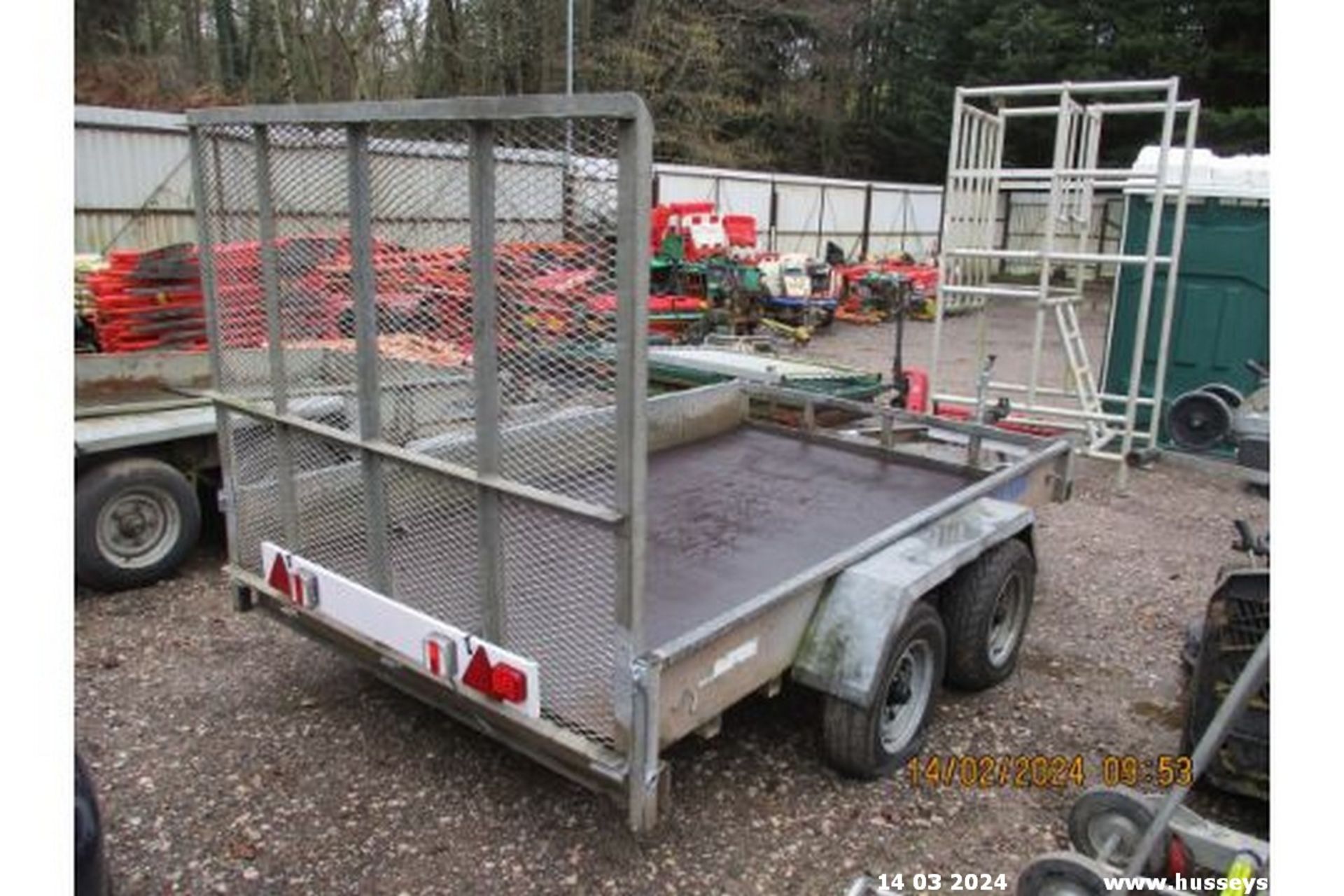 INDESPENSION TWIN AXLE 3 TON PLANT TRAILER - Image 5 of 5