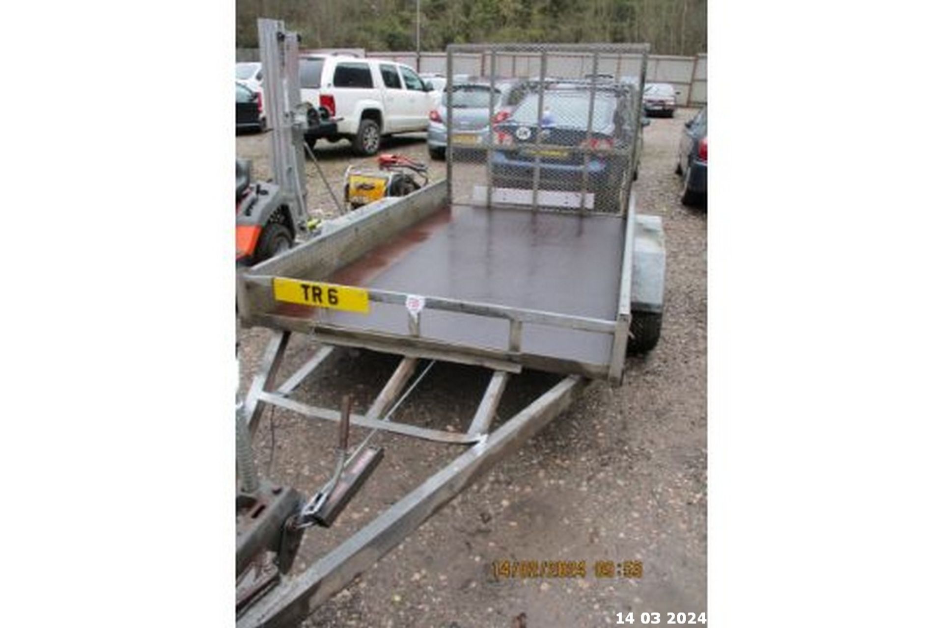 INDESPENSION TWIN AXLE 3 TON PLANT TRAILER - Image 3 of 5