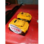 2 DEWALT BATTERIES