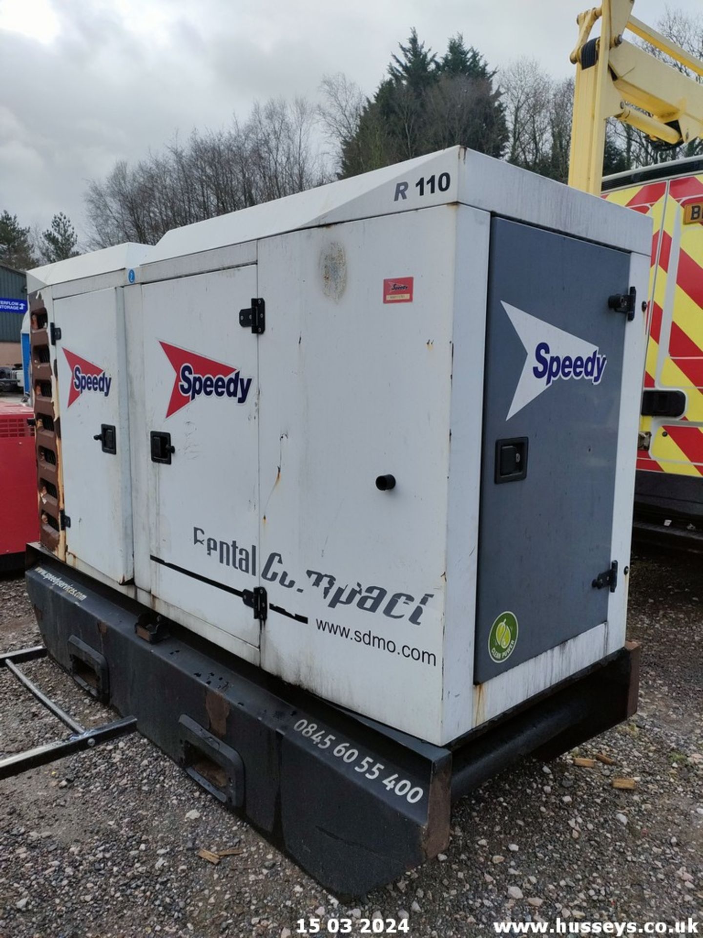 SDMO 110KVA DIESEL GENERATOR C.W KEY RMP - Image 7 of 11