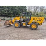 JCB 532 120 TELEHANDLER V422 DHH 1999 4686HRS SHOWING C.W BUCKET & PALLET FORKS . V5