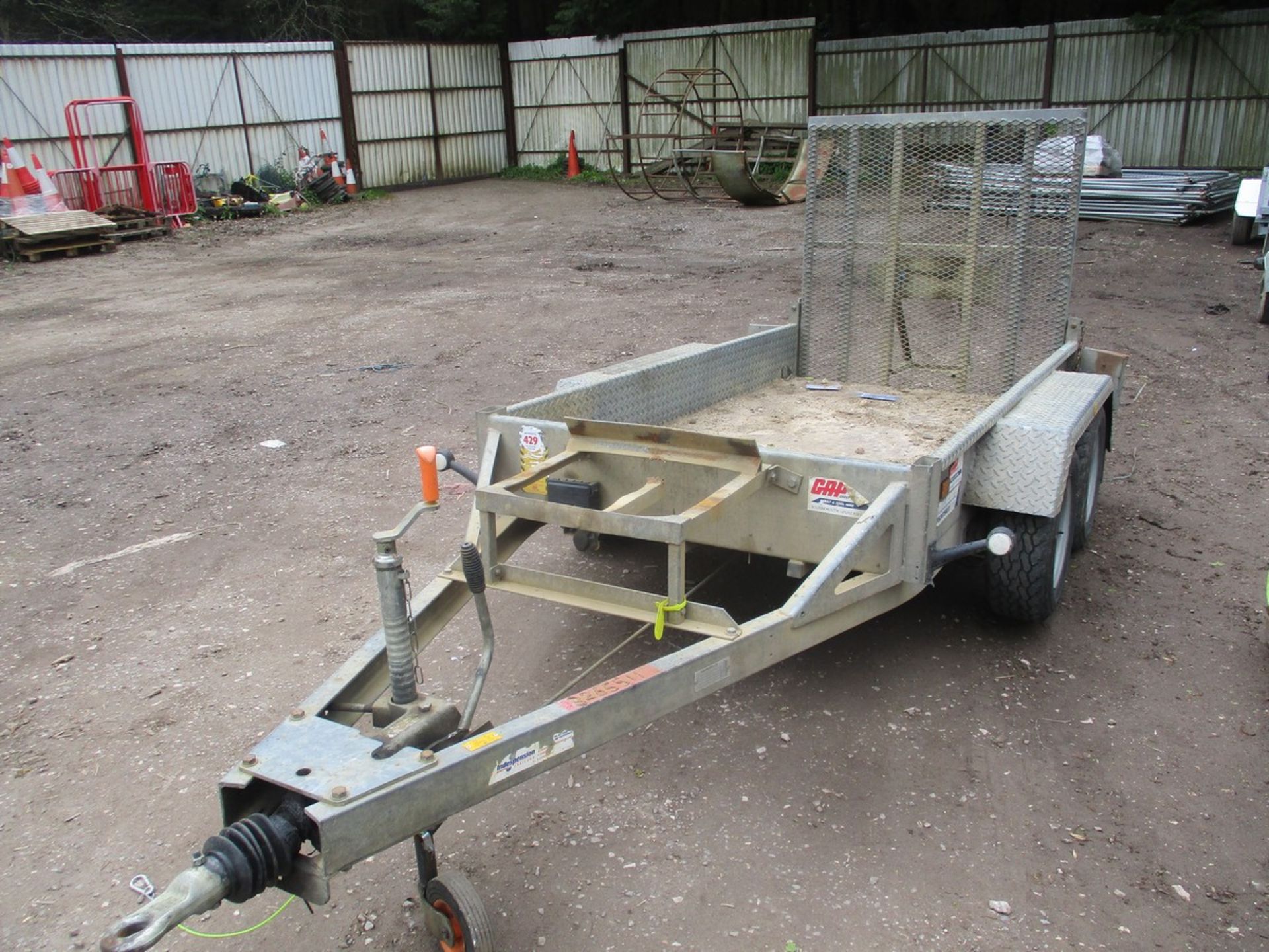 INDESPENSION TWIN AXLE 8X4 PLANT TRAILER 3265511
