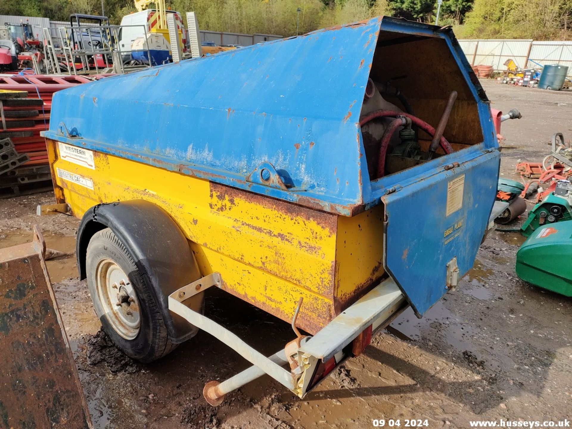 WESTERN 1100 LITRE DIESEL BOWSER - Image 5 of 5