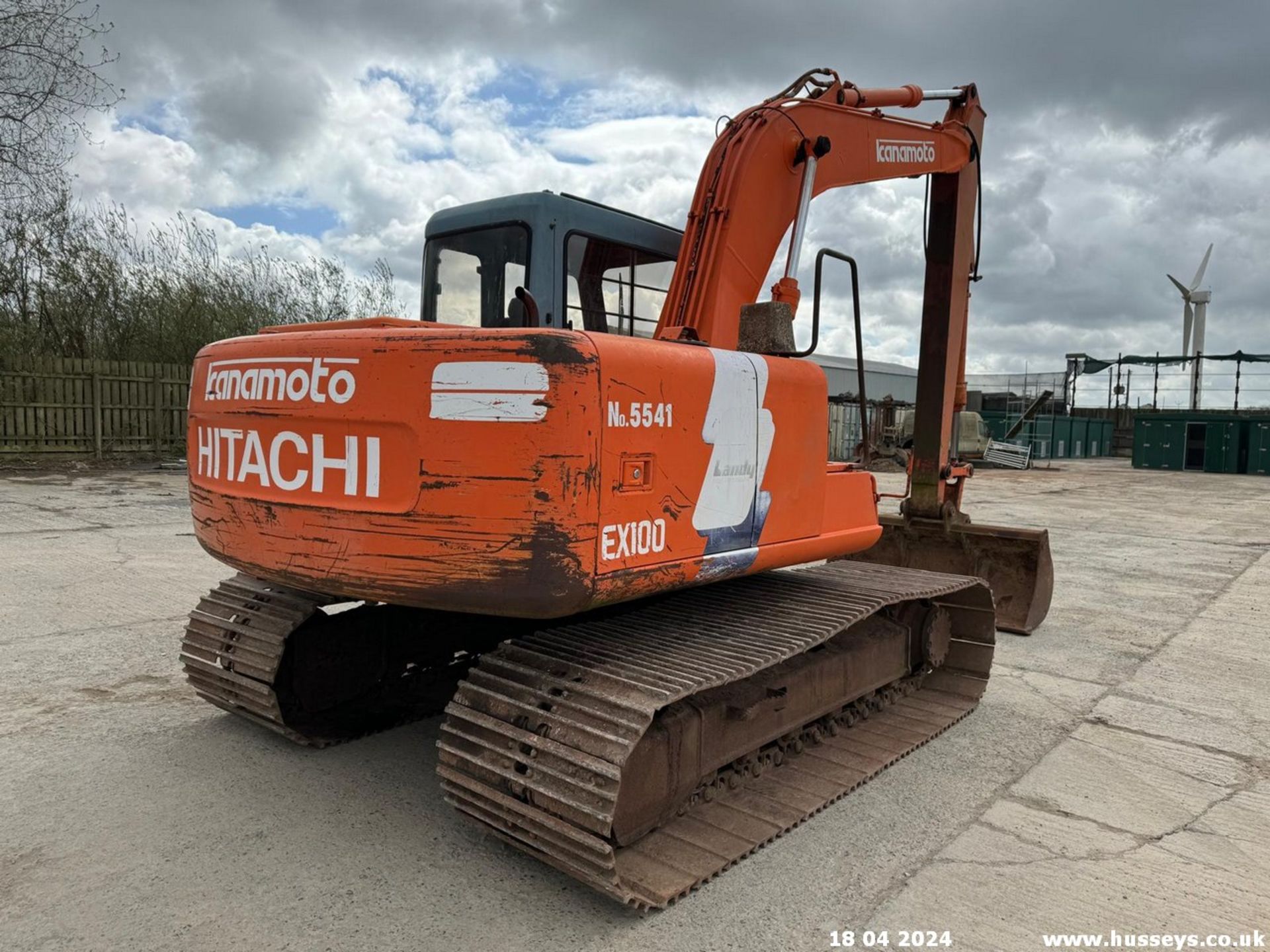 HITACHI EX100-3 EXCAVATOR 8100HRS ON 800MM STEEL TRACK PADS - Image 7 of 21