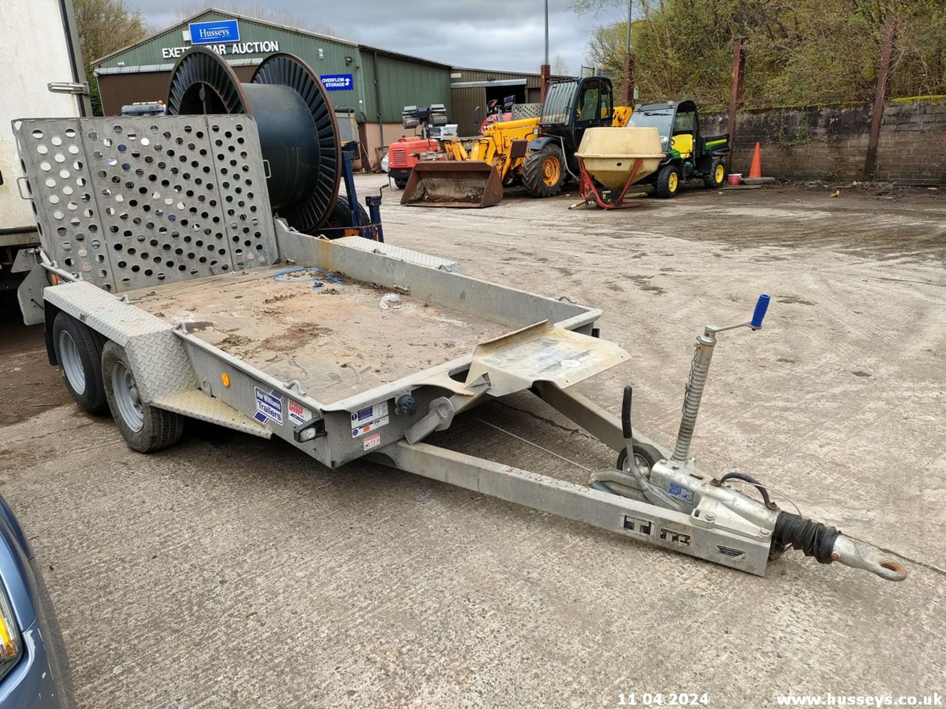 IFOR WILLIAMS 3.5 TON PLANT TRAILER (BACK AXLE NEEDS ATTENTION) 3466500 - Image 4 of 6