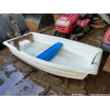 TENDER BOAT WITH ROLLER FOR EASY 1 MAN TRANSPORT