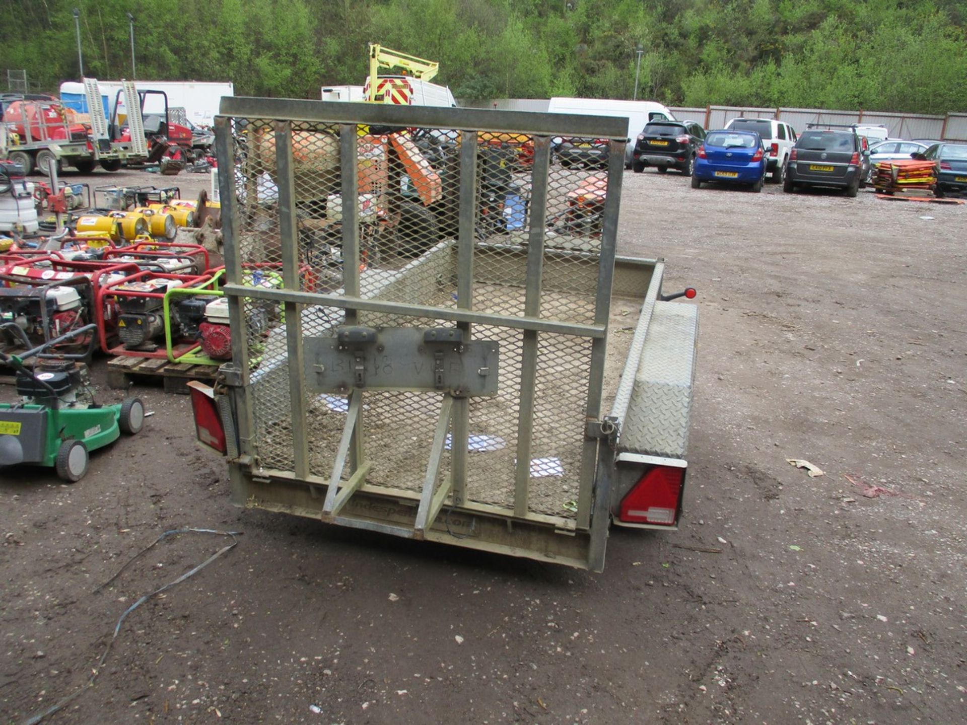 INDESPENSION TWIN AXLE 8X4 PLANT TRAILER 3265511 - Image 4 of 6