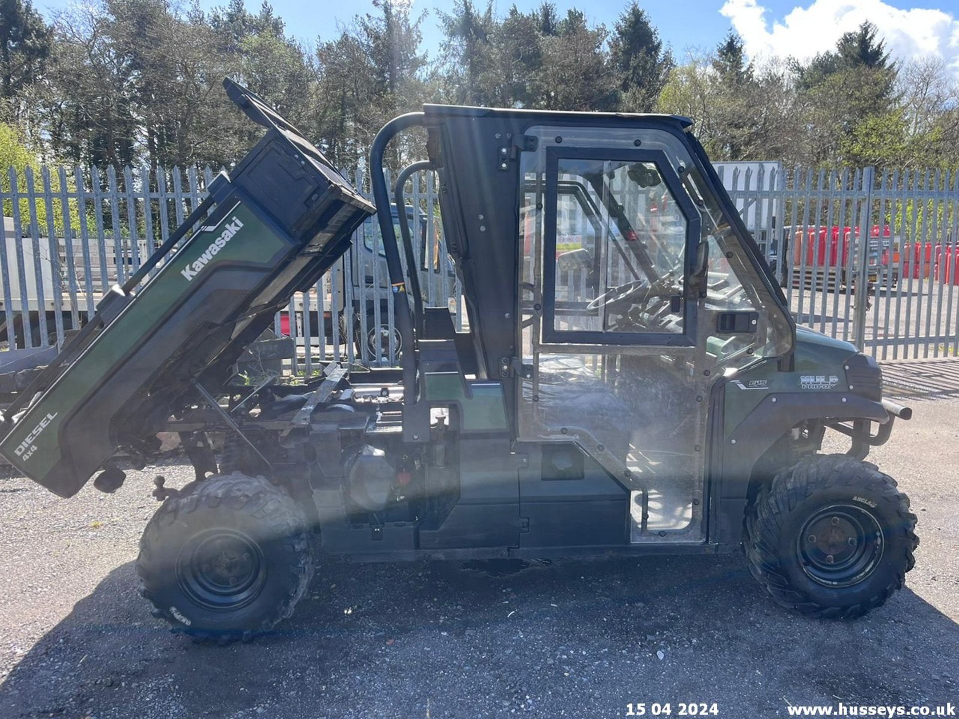 KAWASAKI PRO DX DIESEL MULE 66 REG C.W V5 FULL CAB WITH DOORS EPS TIPPING BACK RD - Image 5 of 18