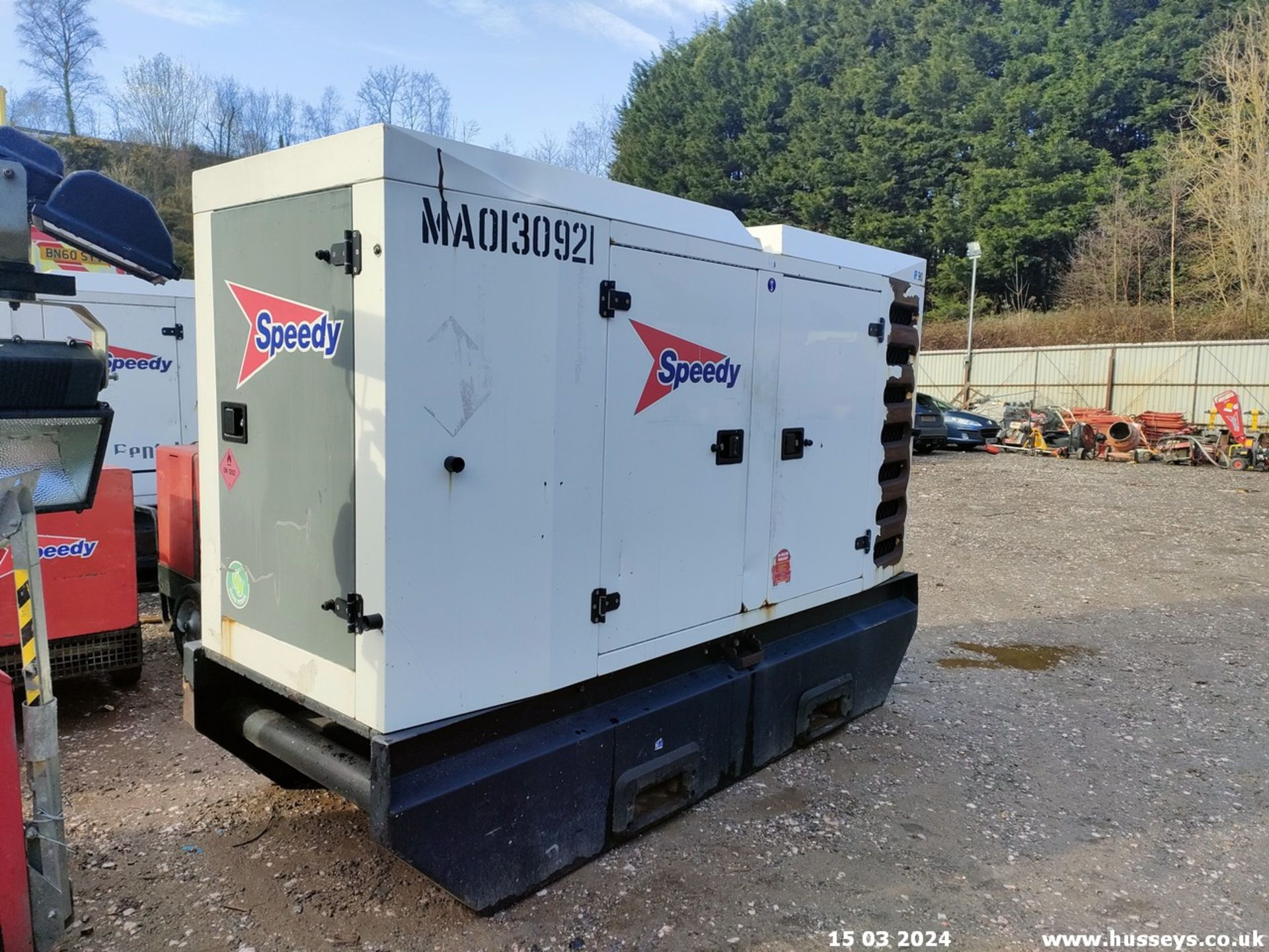 SDMO 90KVA DIESEL GENERATOR C.W KEY RMP - Image 5 of 12