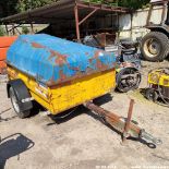 WESTERN 1100 LITRE DIESEL BOWSER C.W HAND PUMP