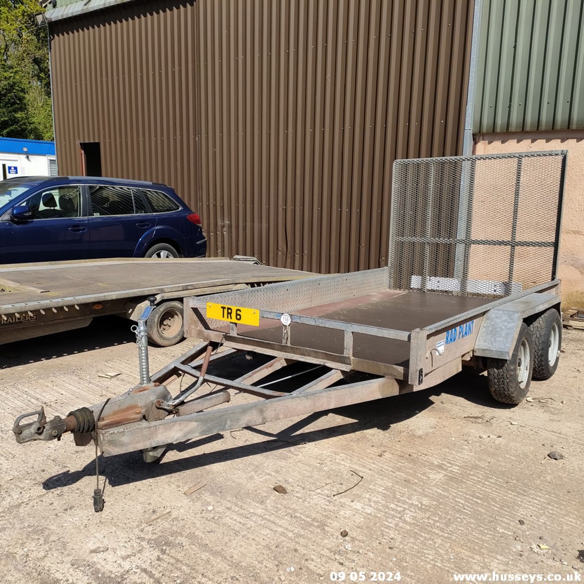 10X6 TWIN AXLE PLANT TRAILER - Image 2 of 5