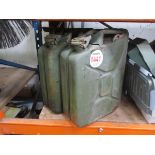 2 JERRY CANS