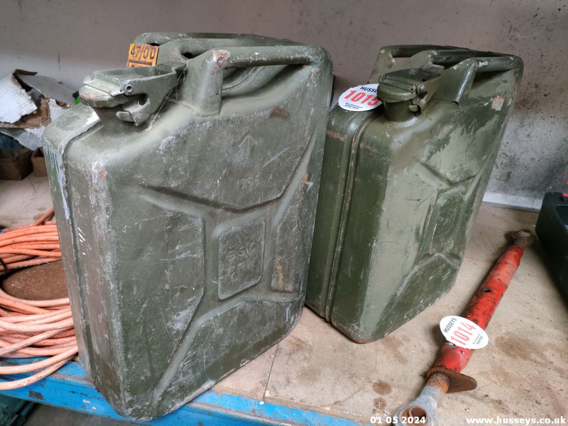 2 JERRY CANS