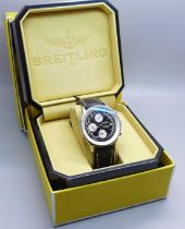 A Breitling Navitimer wristwatch, A13322/536547, boxed with papers, insurance valuation for £3,550