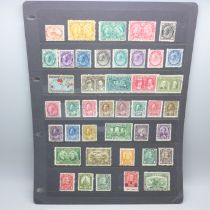 Stamps; early Canada mint stamps on two stock sheets, (with a catalogue value of over £1,700)