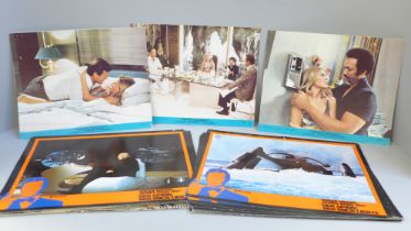 James Bond film stills and lobby cards, (23), including Man With The Golden Gun, Live and Let Die