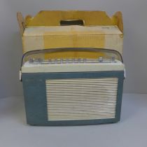 A Bang & Olufsen portable radio, Beolit 700, 1965 model with original box