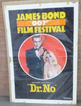 A James Bond vintage Dr No film poster