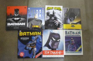 A box of Batman annuals, (1966, 1968, 1969 and later), Batman books and guides