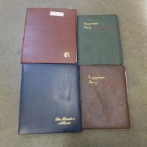 Two Engagement Diaries, The Paper Bag Maker's Diary, 1939 and 1940 including War references,
