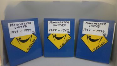 Manchester United programmes, 1958 to 1989 (72)