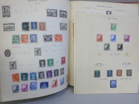 An album of worldwide stamps