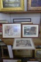 Assorted Sir William Russell Flint prints and other prints