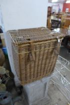 An early 20th Century wicker basket