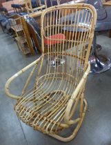 An Italian bamboo chair