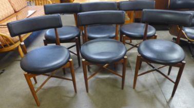 A set of six G-Plan Fresco teak dining chairs