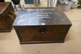 A military issue trunk