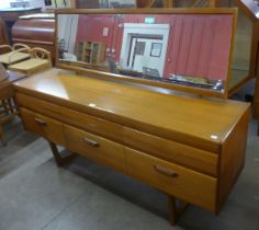 A William Lawrence teak dressing table