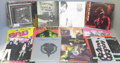 Thirty punk/new wave 7" singles, Sex Pistols, The Fall, Vice Squad, Cockney Rejects, etc.