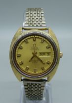 An Omega automatic Seamaster Cosmic 2000 wristwatch, (movement loose, case back bears inscription