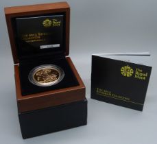 The Royal Mint, The 2013 Sovereign Collection, £5 gold coin, no.130