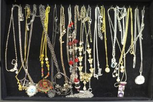 A case of twenty necklaces