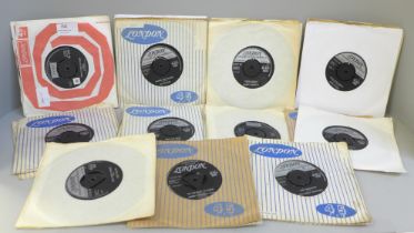 Forty London label 7" singles, 1960s