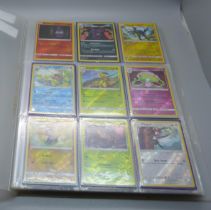 A Pokemon card folder with 396 cards including holographic