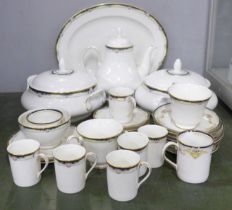 A Royal Doulton Rhodes tea and dinner service and a similar pattern Elizabethan cup and pot **PLEASE