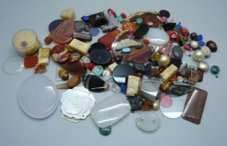 Assorted gemstones