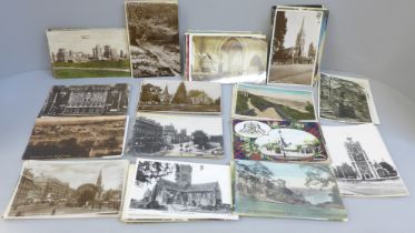 Approximately 200 Edwardian topographical postcards (some later)