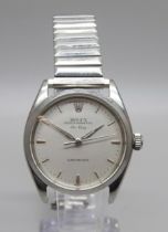 A gentleman's Rolex Oyster Perpetual Air-King wristwatch, Super-Precision, ref. no. 869592, date