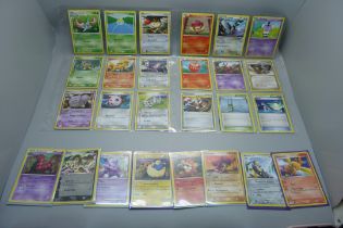 98 Vintage Pokemon cards 2006-2011 sets, including Power Keepers, Holo Phantoms, Crystal