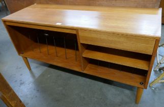 A G-Plan teak record cabinet