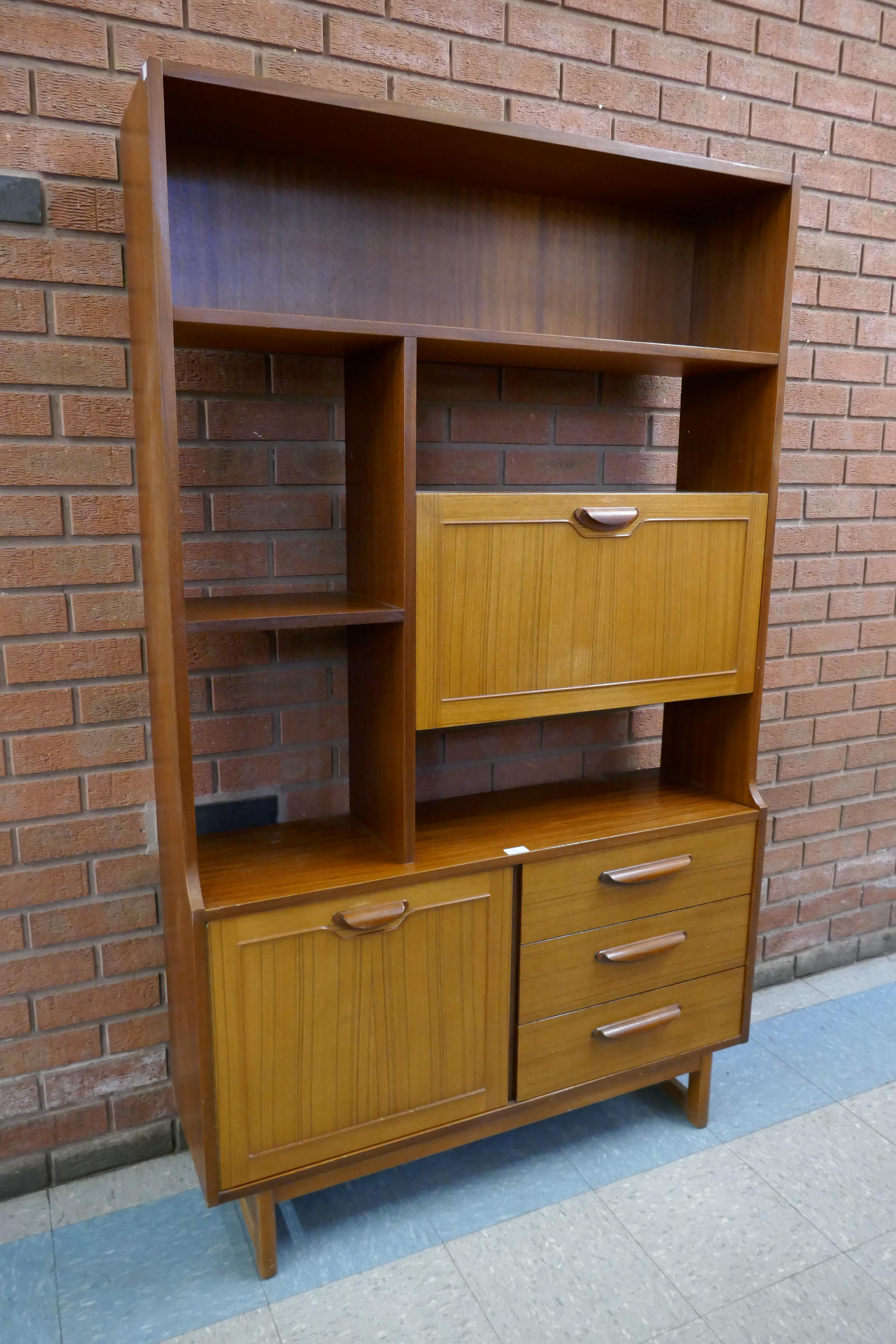 A Stonehill Stateroom teak room divider