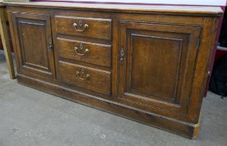 A George III oak dresser